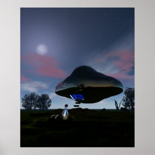 Poster UFO Cattle Mutilation