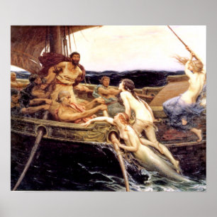 Poster Ulysse et les sirènes