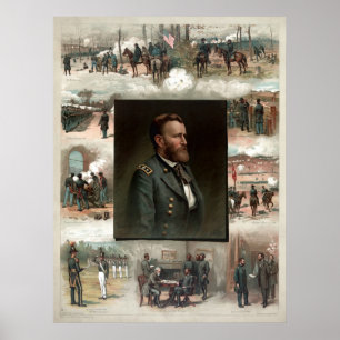 Poster Ulysse S. Grant Montage