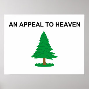 Poster Un appel au ciel - drapeau 1775 naval de G