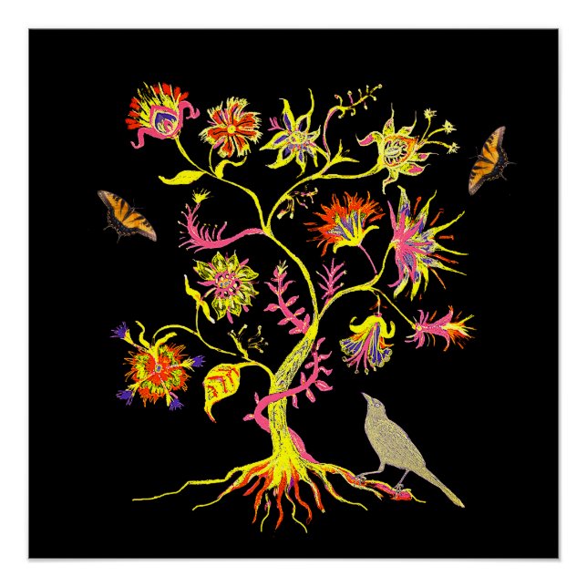 Poster Un arbre magique de vie (Devant)