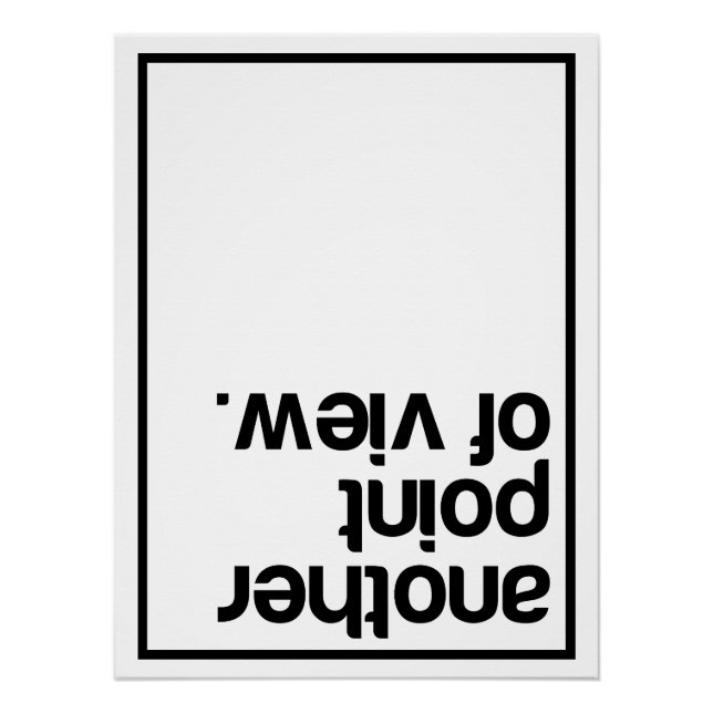 Poster Un autre point de vue (Devant)