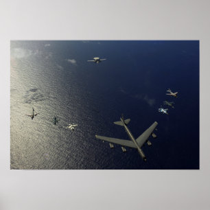 Poster Un avion Stratofortress B-52 de l'US Air Force