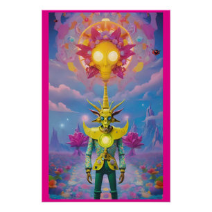 Poster Un Baphomet mort et gracieux