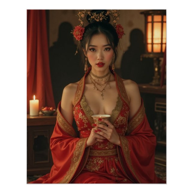 Poster Un bel assassin chinois courtois (Devant)