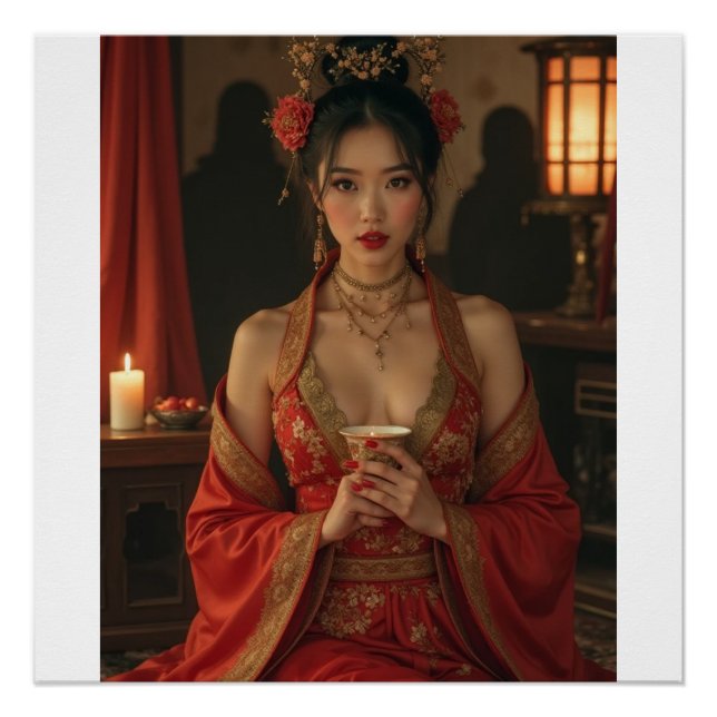 Poster Un bel assassin chinois courtois (Devant)