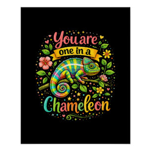 Poster Un caméléon unique