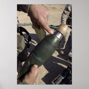 Poster Un chef d'équipe indique un délai