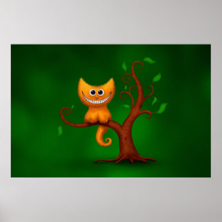 Poster Un Cheshire Kitten