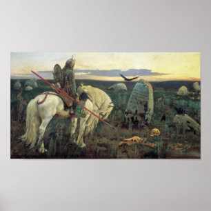 Poster Un chevalier aux carrefours