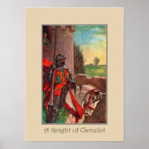 Poster Un chevalier de l'art camelot Imprimer
