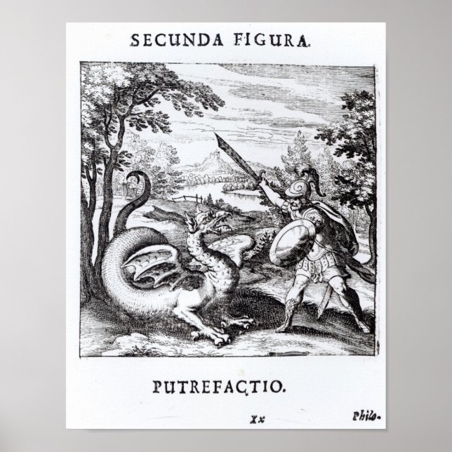 Poster Un chevalier défait le 'Rot' (Devant)