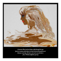 Un Coeur et une âme féminins sont là où la beauté 