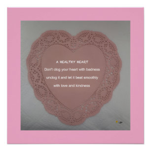 POSTER UN COEUR SAIN
