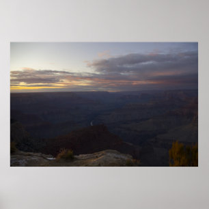 Poster Un coucher de soleil sur le Grand Canyon