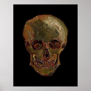 Poster Un crâne par Vincent van Gogh