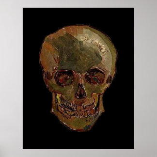 Poster Un crâne par Vincent van Gogh