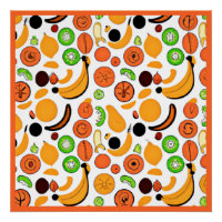 Un design Motif de fruits délicieux