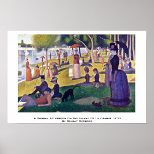 Poster Un Dimanche Après-Midi Sur L'Île