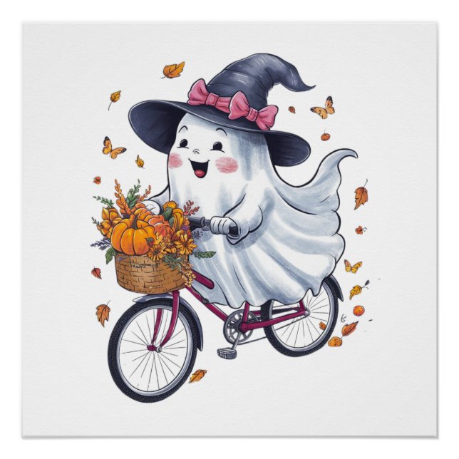 Poster Un fantôme à vélo (Devant)