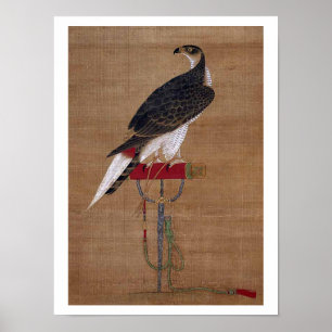Poster Un faucon - Scroll coréen du XVIe siècle
