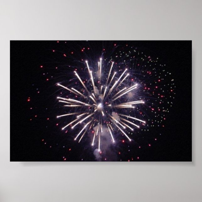 Poster Un feu d'artifice (Devant)