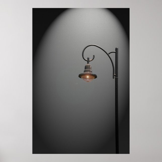 Poster Un feu de rue solitaire (Devant)