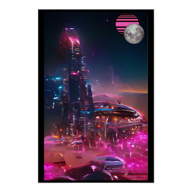 Poster Un futurisme de ruines vaporisées (Devant)