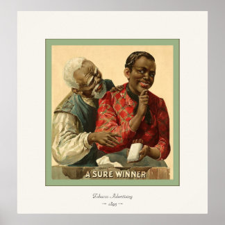 Poster Un gagnant sûr ~ 1895 ~ Publicité Vintage