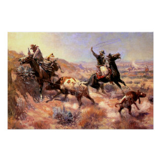 Poster Un grave préjudice de Charles M. Russell