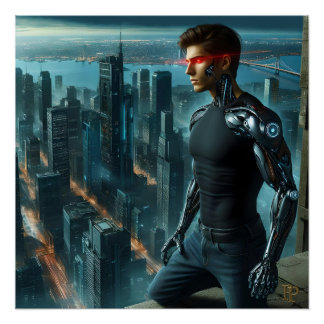 Poster Un homme cybernétique