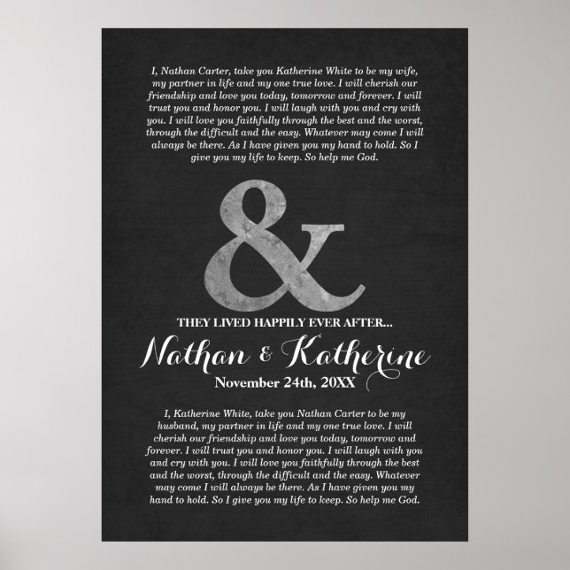 Poster Un Mariage argenté et gris s'affiche joyeusement a (Devant)