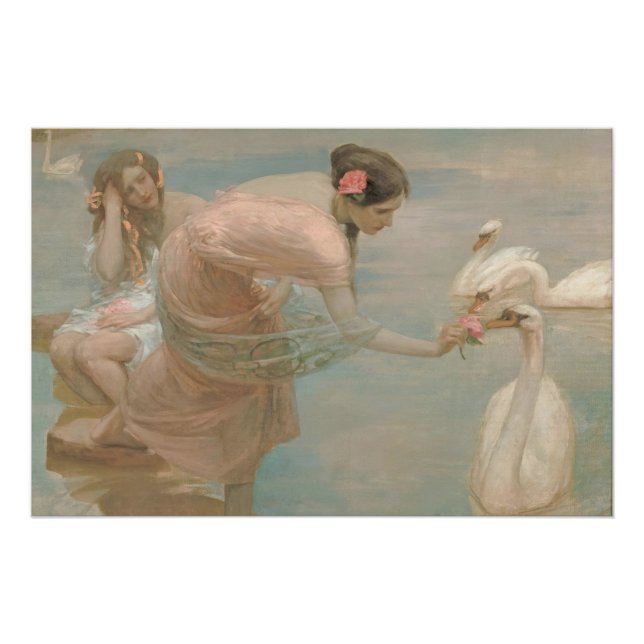 Poster Un matin d'été par Rupert Bunny (1897) (Devant)