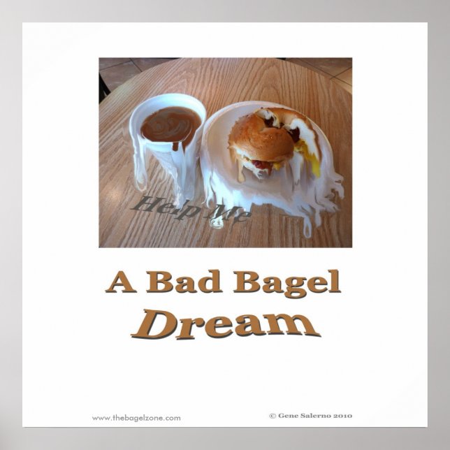 Poster Un mauvais rêve de Bagel (Devant)
