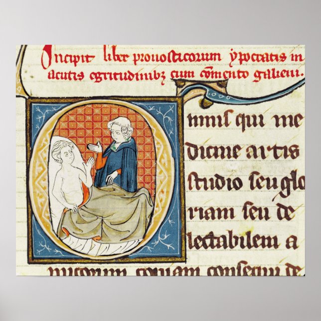 Poster Un médecin diagnostique un patient (Devant)