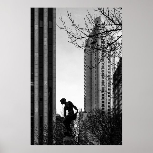 Poster Un moment solitaire dans la ville (Devant)
