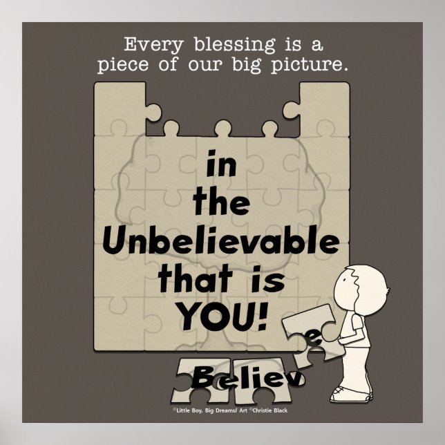 Poster Un morceau de la grande image (Devant)