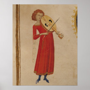 Poster Un musicien, de "De Musica" par Boethius