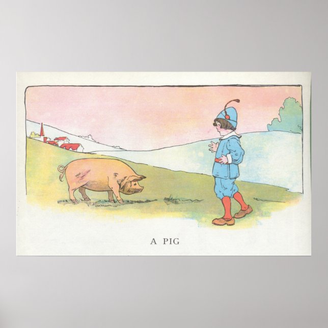 Poster Un porc (Devant)