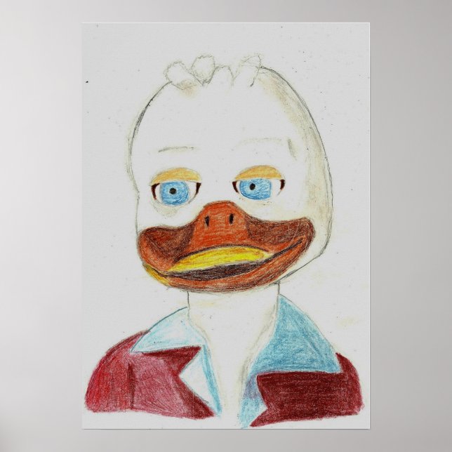 Poster Un portrait de Howard le canard (Devant)