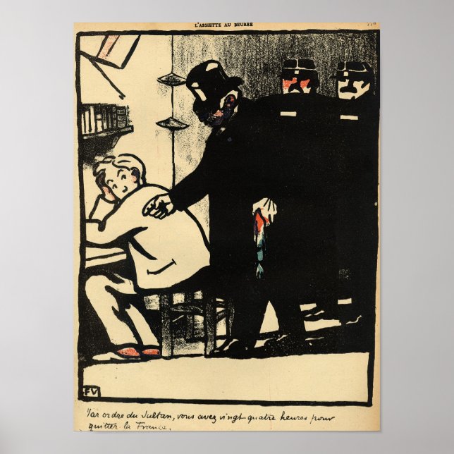 Poster Un prisonnier est exilé de Crimes et (Devant)