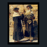 Poster Un Rebe au Kotel par Vereshchagin - vers 1880<br><div class="desc">Le Yehudis L Store a créé des centaines de produits juifs et est en constante expansion. Dites à vos amis et envoyez-leur notre lien : http://www.zazzle.com/YehudisL*</div>