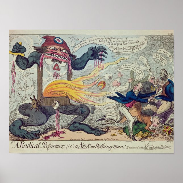 Poster Un réformateur radical, un homme au cou ou rien (Devant)