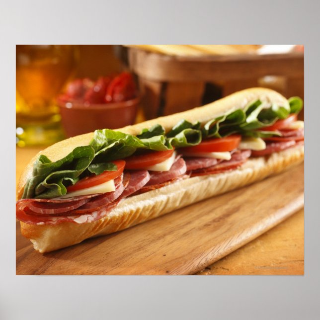 Poster Un sandwich italien avec 2 (Devant)