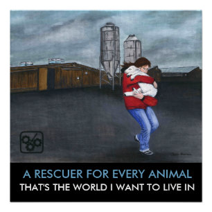 Poster Un sauveteur pour chaque animal
