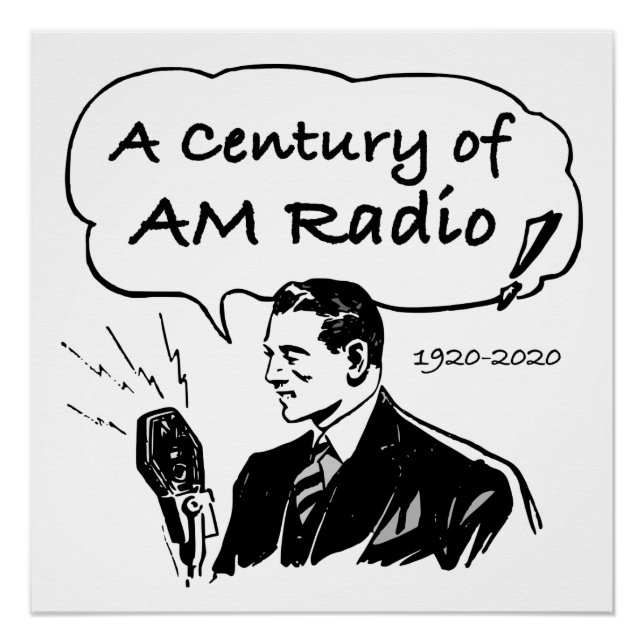 Poster Un siècle de radio AM (Devant)