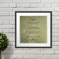 UN VIEUX MARIAGE IRLANDAIS Bénit Distressed Damask