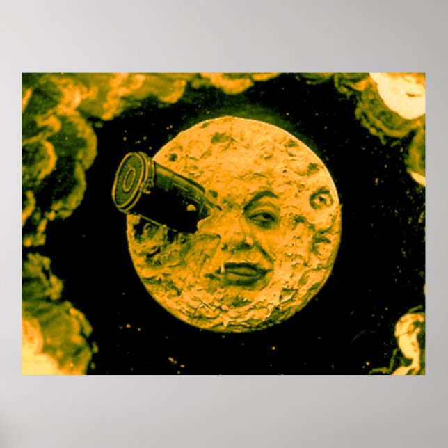 Poster Un voyage sur la Lune (Devant)