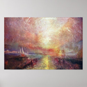 Poster Un Yacht Approchant Les Arts Par Turner Joseph Mal