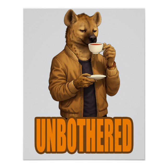 Poster Unbothered (Devant)